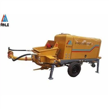 Shotcrete konkrit basah dan pam